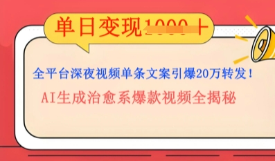 全平台深夜文案新风口：DeepSeek生成百万播放量金句，治愈系内容涨粉速度快4倍-长青终点站