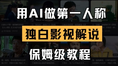 用AI做第一人称独白影视解说，手把手教学，保姆级教程-长青终点站